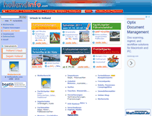 Tablet Screenshot of hollandinfo.com